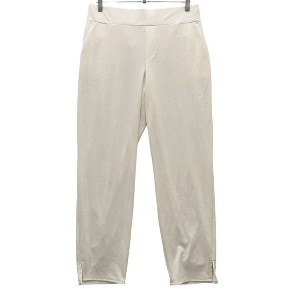 Alfani Pants - ALFANI Womens Pull-On Straight-Leg Pants Trouser Size Medium Calla Lily NWT 0108